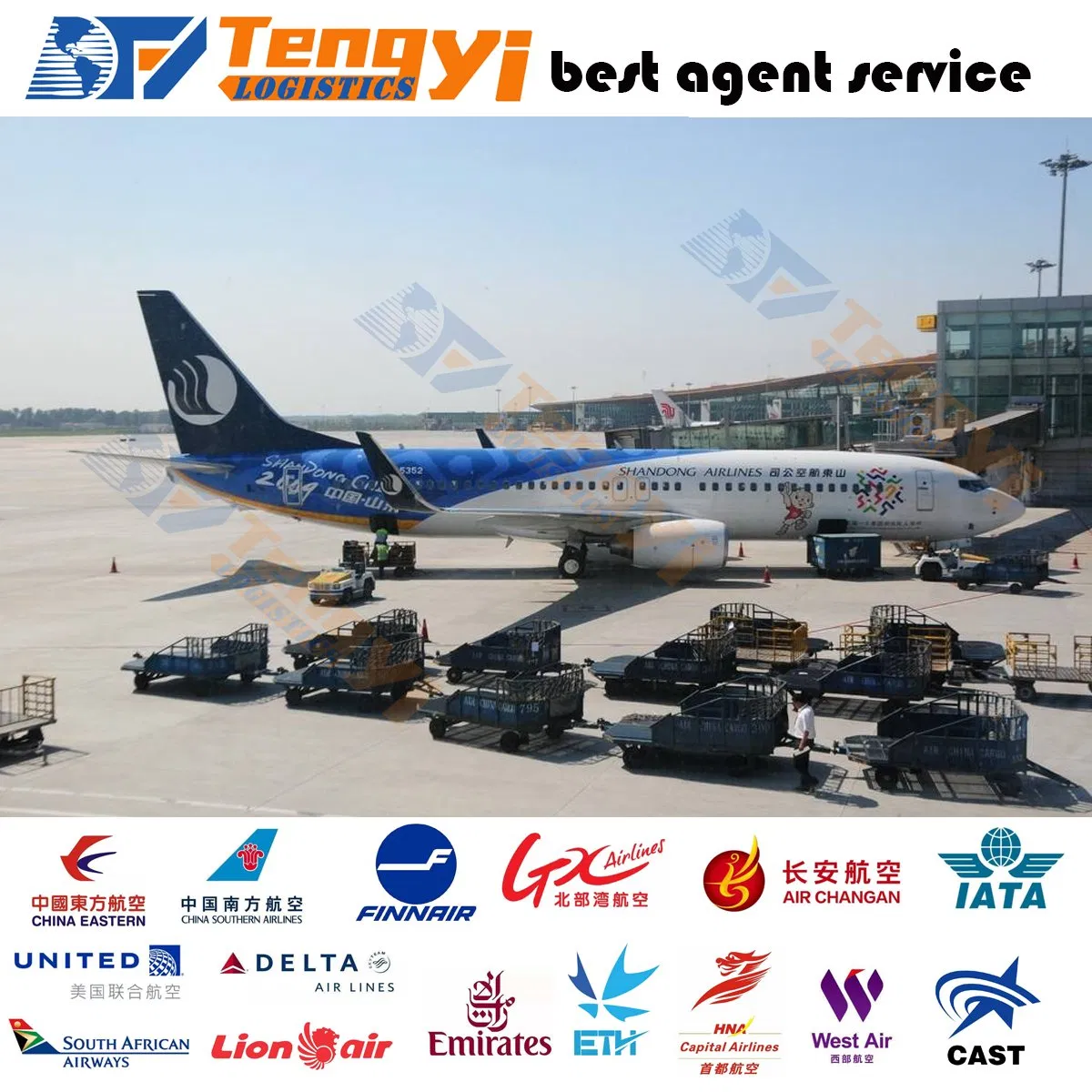 China Cheap Air Sea Freight International Express Shipping From China to Jeddah Europe UK Spain France Italy with Shipping Forwarding Agent