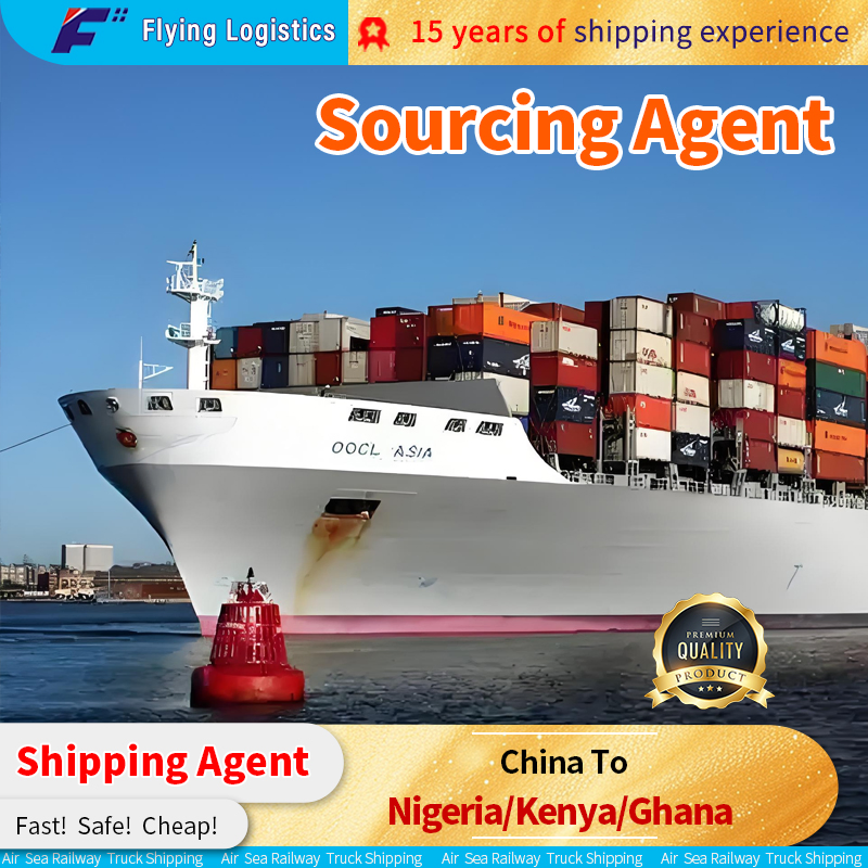 Door to Door Air/Sea Freight Shipping From China to Nigeria/Kenya/Ghana DHL/UPS/FedEx Express Service International Air Cargo Shipping Agent