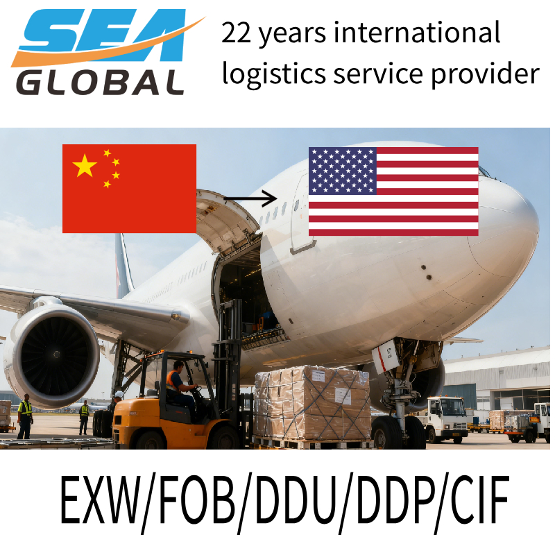 Door-to-Door Delivery Service Logistics Air Freight Forwarder From China to USA