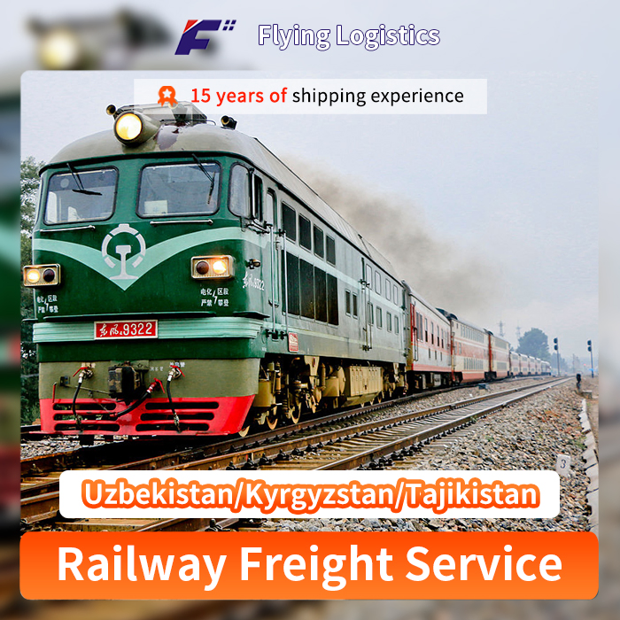 Railway Freight/Rail Frieght Shipping Service From China to Uzbekistan/Kyrgyzstan/Tajikistan Door to Door Shipping Logistic Company Cargo Service