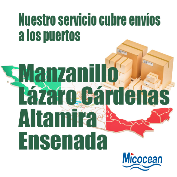 China Dangerous Goods Battery Shipping Agent LCL Sea Shipping From China to Manzanillo (M) /Mexico Servicio Cubre Envios a Los Puertos Principales De Mexico.