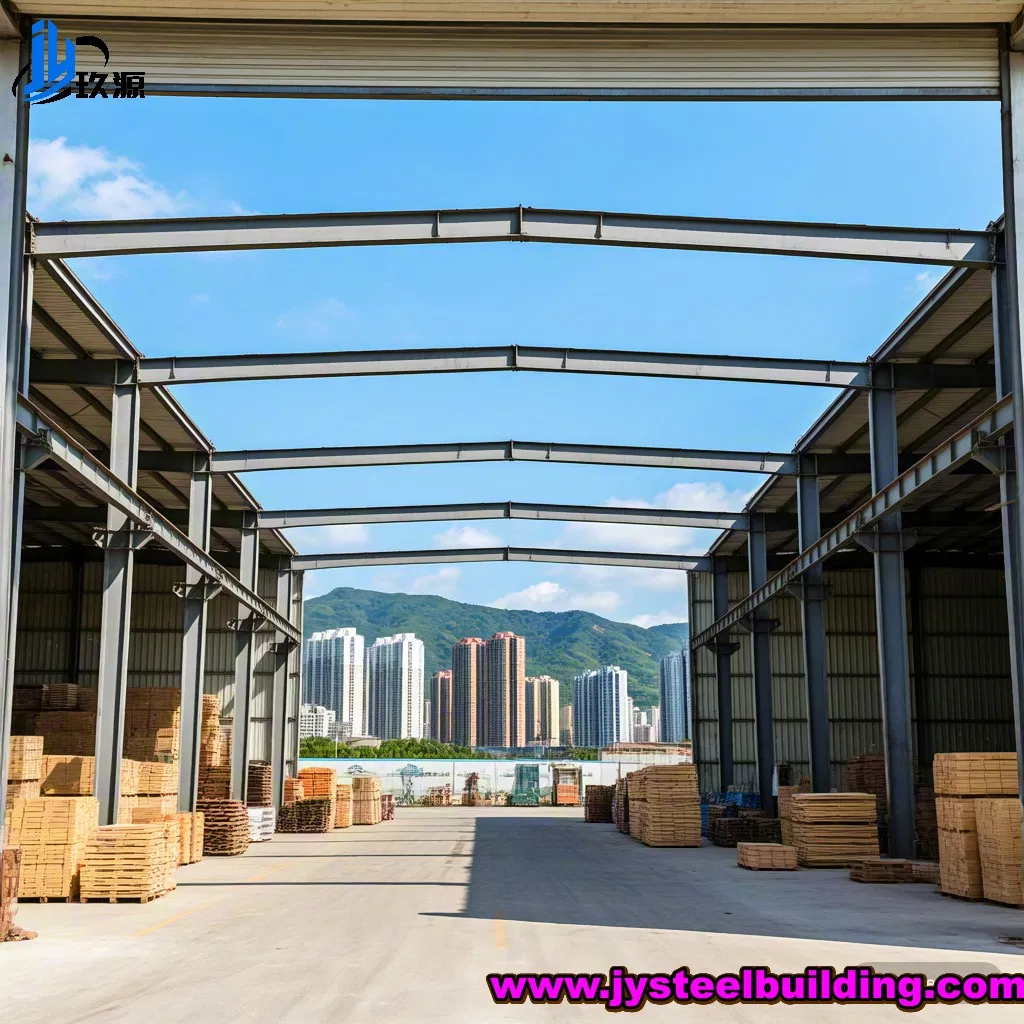 Eco-Friendly Steel Structure Storage Building with Ventilation Systems - Ideal for Bulk Goods Logistics