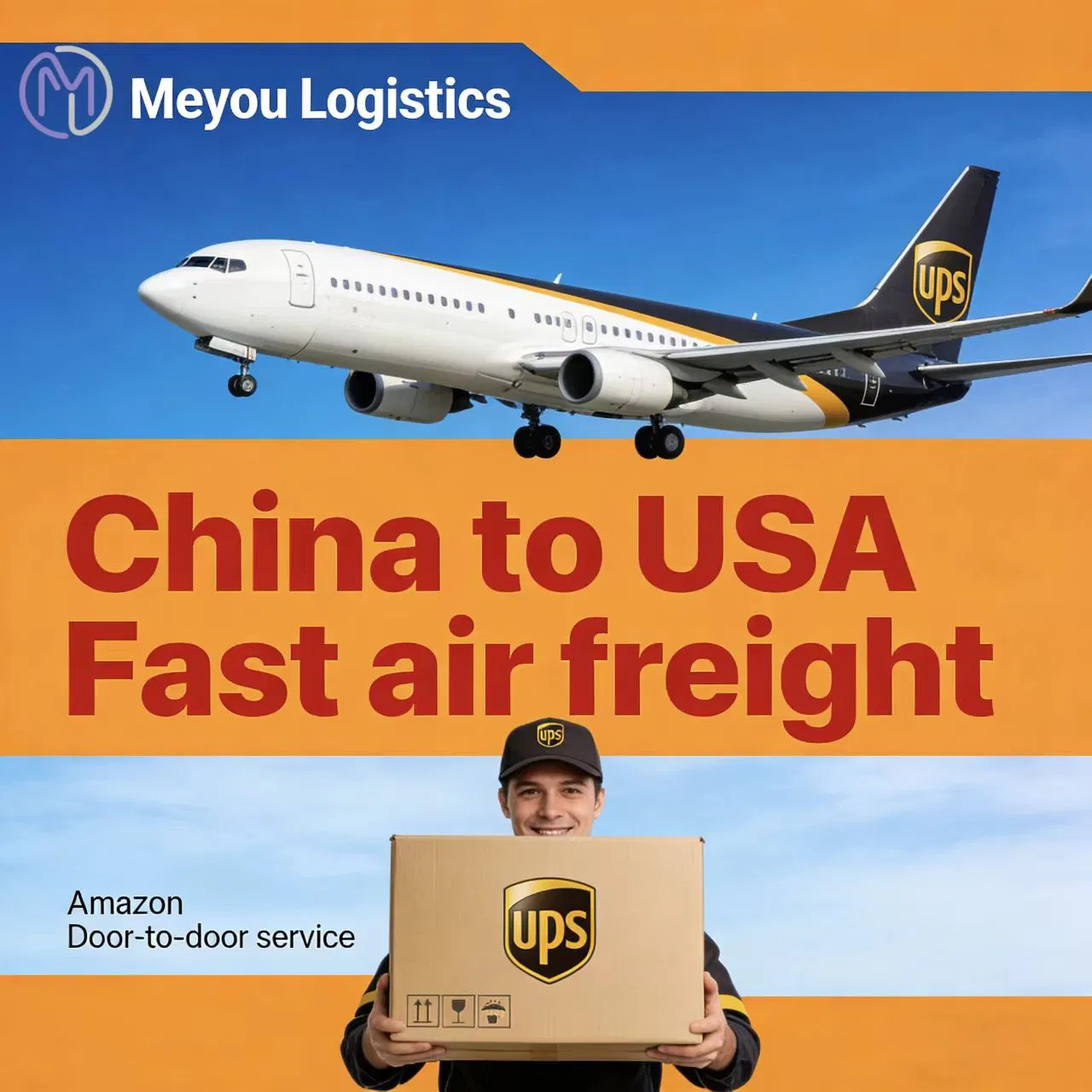 China to The United States Air Freight UPS/DHL/FedEx Express Transportation Agent DDP DDU Fba Door-to-Door Logistics Service