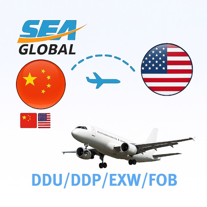 Freight Forwarder Air Freight Shipping China to USA Canada Mexico UK EU Australia EXW Fob DDU DDP Logistics Agent