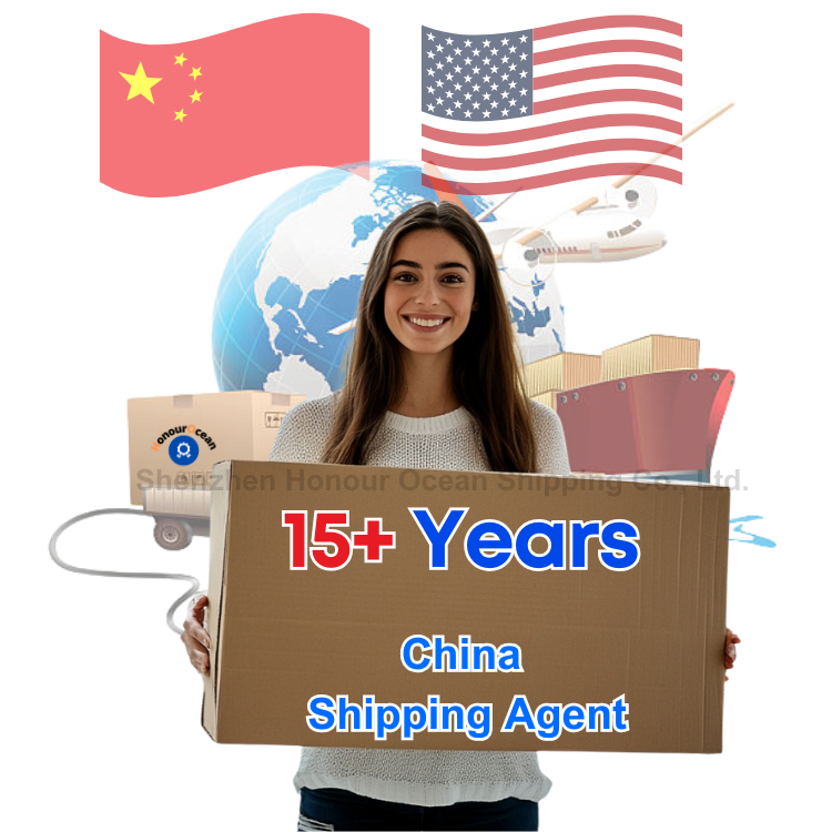 International Transport Sea Logistics Cargo Shipping Agent China Forwarder Freight DDP Door to Door Service Delivery to USA Fba
