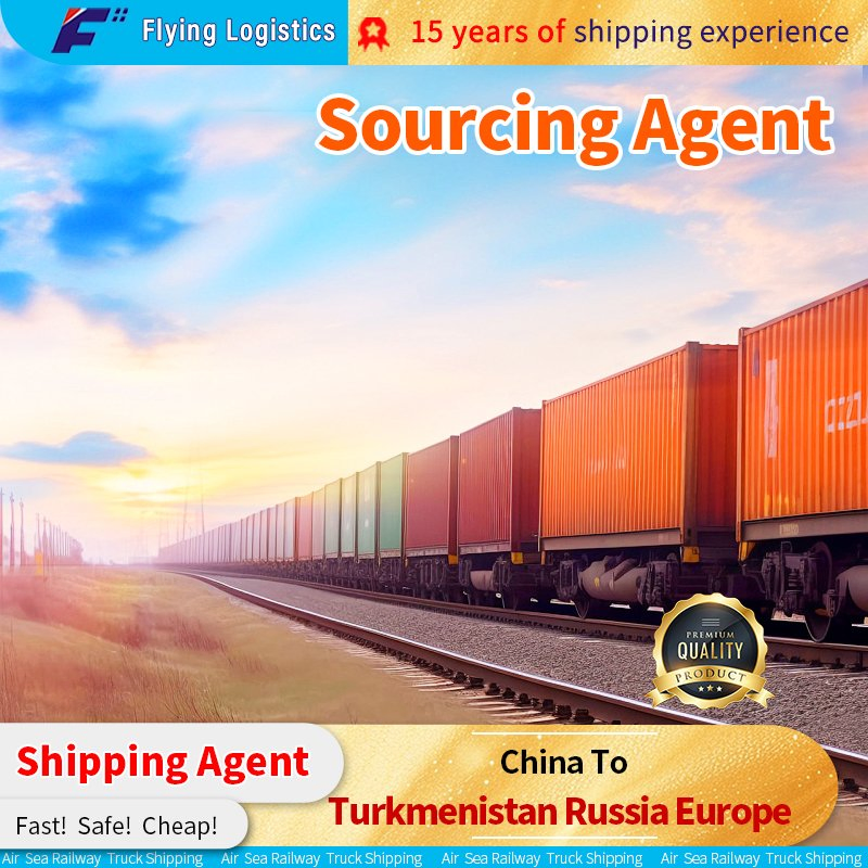 Railway Delivery Freight Forwarder Shipping Rail Transportation From China to Turkmenistan Russia Europe Cargo Ship Price