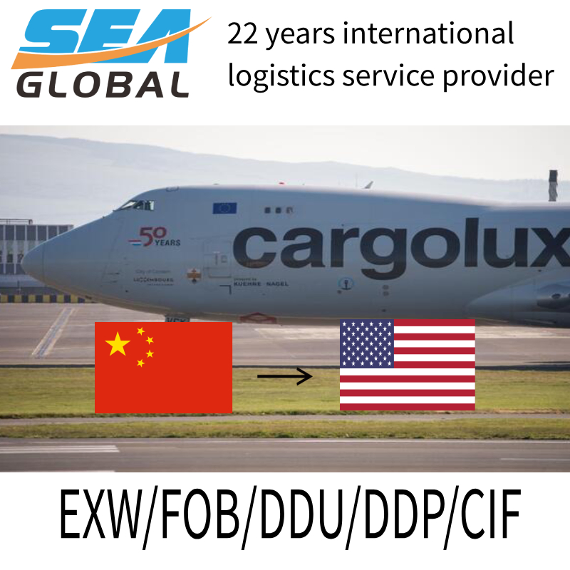 Door-to-Door Delivery Service Logistics Air Freight Forwarder From China to USA