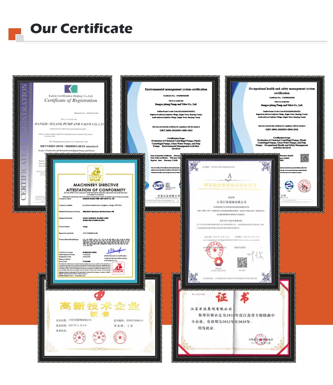 Certifications