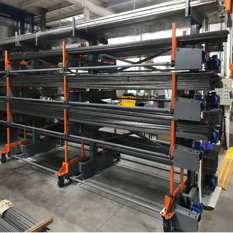 Modular Cantilever Rack Design Offering Flexible Storage Solutions for Textile Rolls and Fabric Bolts