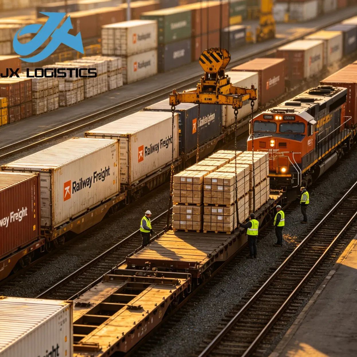 China to Europe Railway Freight Forwarder Door to Door Service