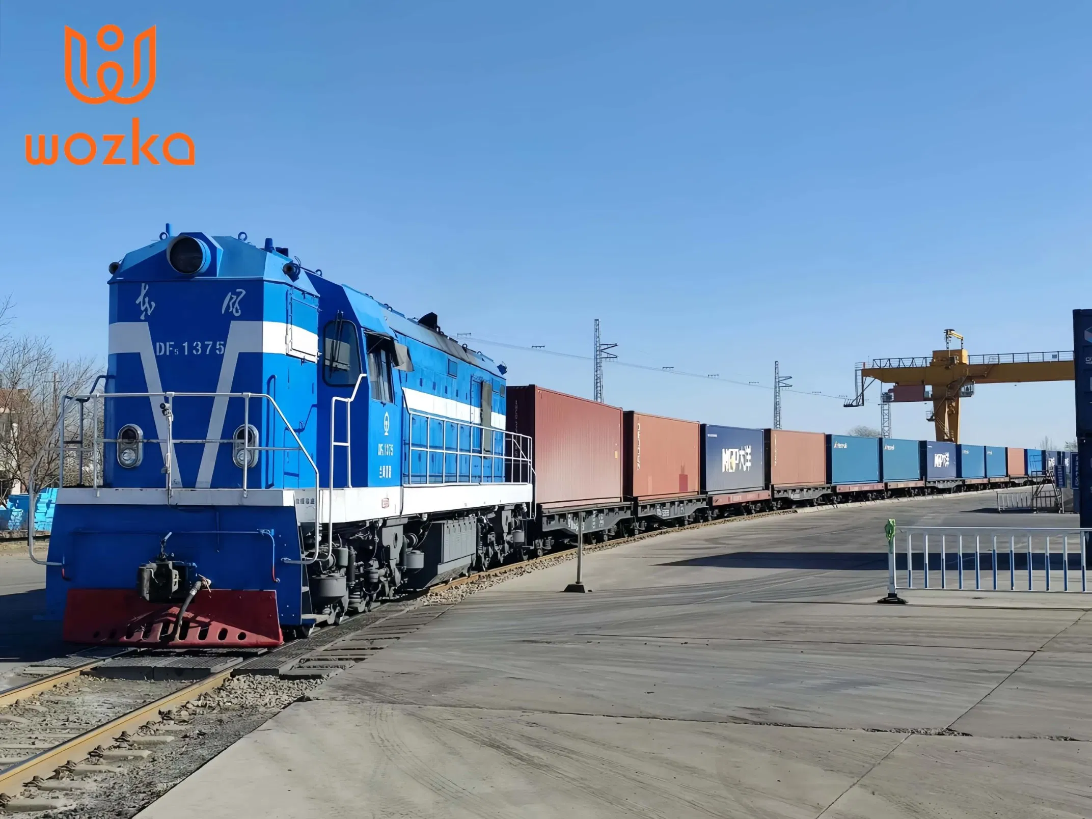 Train/Railway Freight Forwarder Shipping Cost From China to UK/France/Germany/Poland/Europe DDP Service