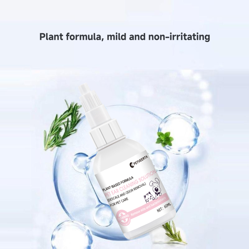 pH-Balanced Pet Ear Cleansing Solution for Comfortable Ear Care