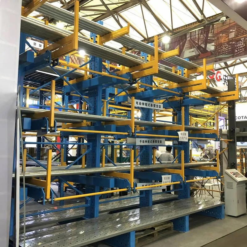 Modular Cantilever Rack Design Offering Flexible Storage Solutions for Textile Rolls and Fabric Bolts
