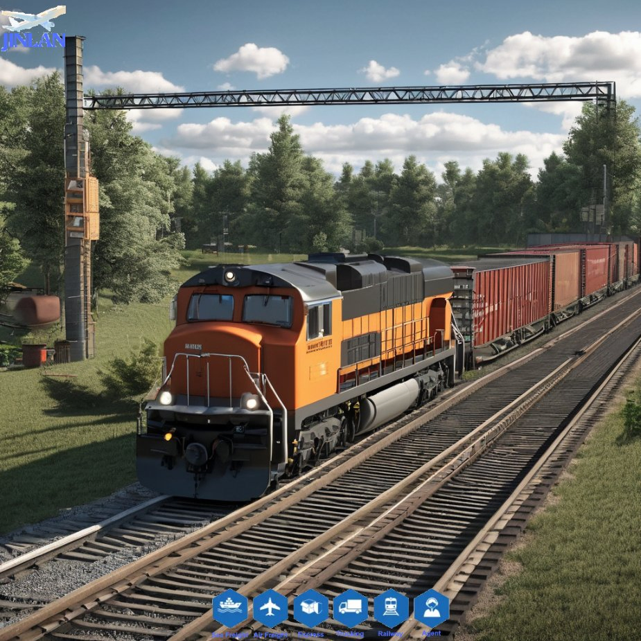 DDP Door to Door From China to Europe Train Railway Shipping Logistics Freight Forwarder Agent