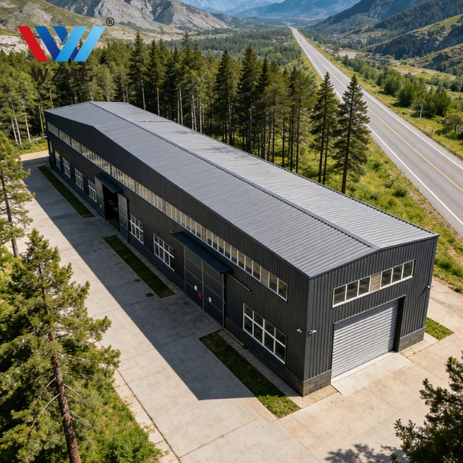 Economic Prefab Steel Warehouse for Sme Stock and Overseas Fulfillment