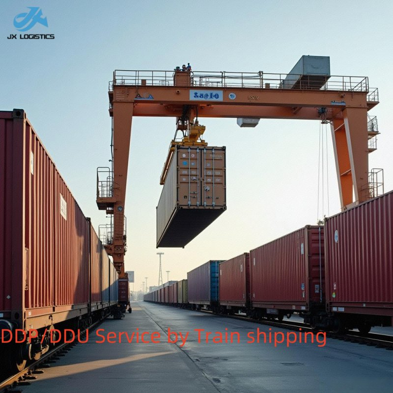 International Logistics Freight Forwarder Railway Express China to Russia Moscow Europe DDU/DDP