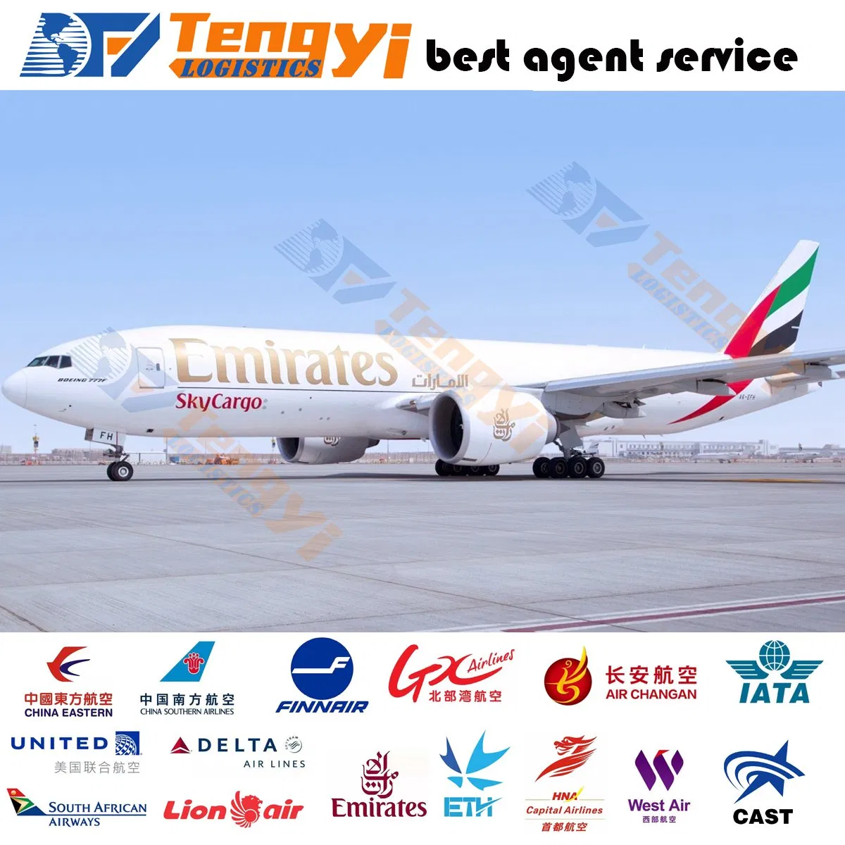 China Cheap Air Sea Freight International Express Shipping From China to Jeddah Europe UK Spain France Italy with Shipping Forwarding Agent