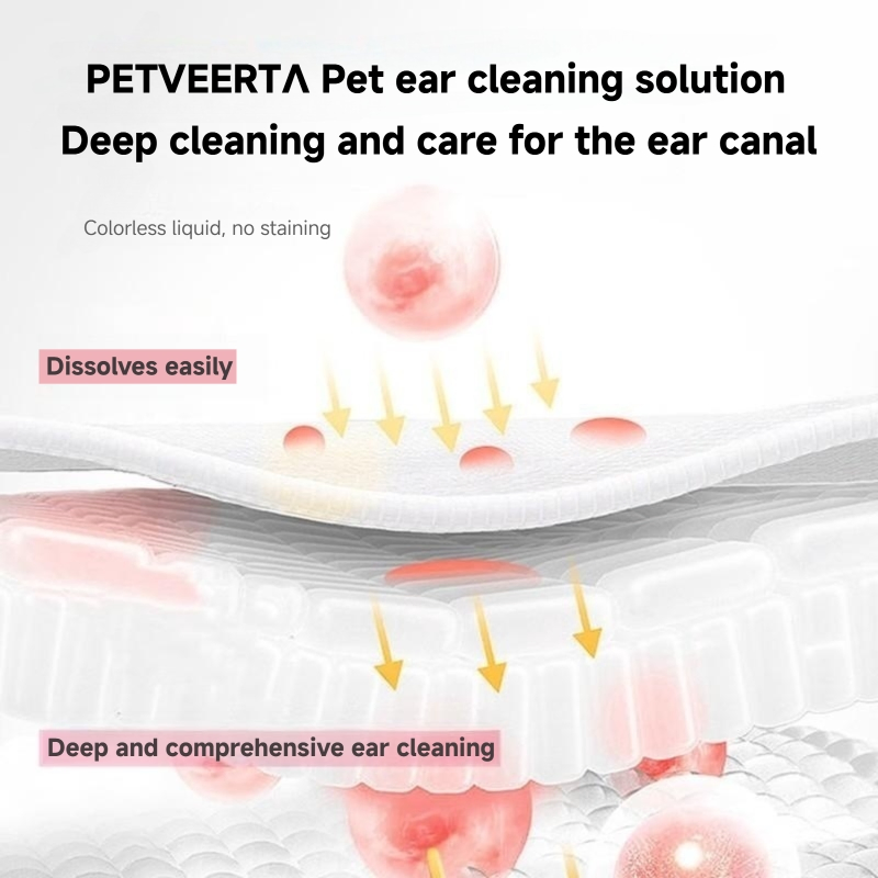 Natural Ear Cleaning Solution for Dogs and Cats, Gentle Formula
