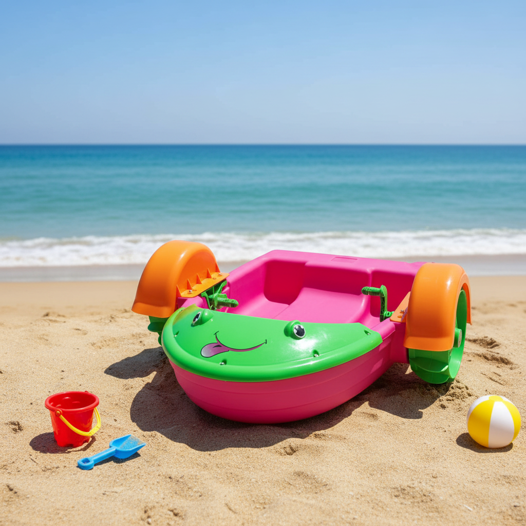 Kid Naughty Castle Inflatable Pool Hand Paddle Boat with Small and Large Size with Beautiful Colors for Kids Play Indoor Outdoor