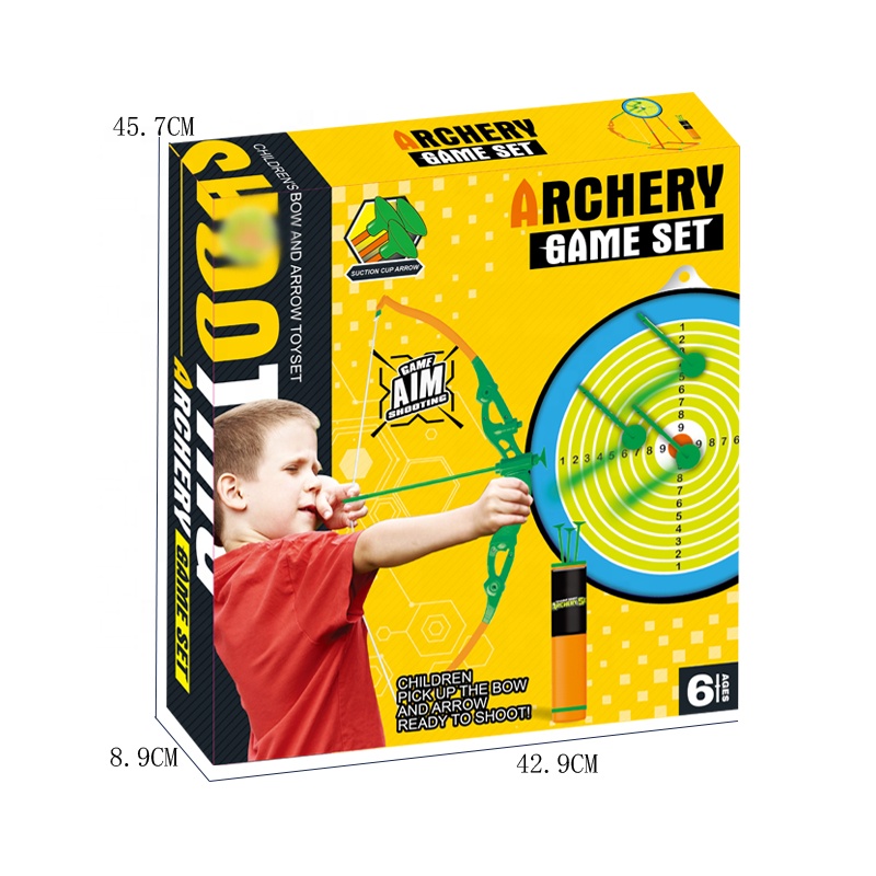 Shantou Boy Toys Indoor Outdoor Kids Shooting Game Bow Arrow Set Toy Target Archery Sports Toys