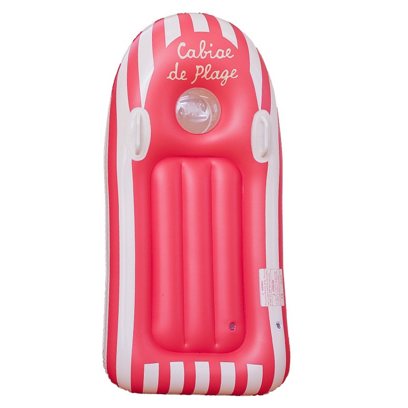 Baby Water Playing Swimming Toy Double Air Chamber Children's Surfboard Floating Drainage Inflatable Boogie Boards for Beach