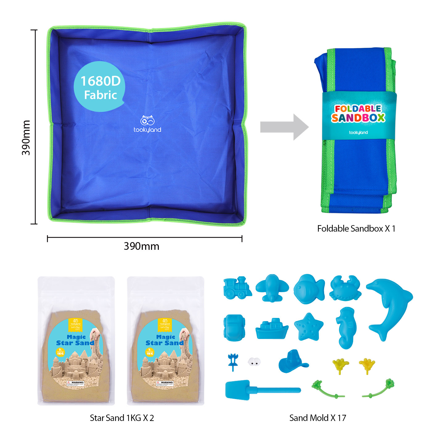 Beach Sand Kit Mold DIY Arts
