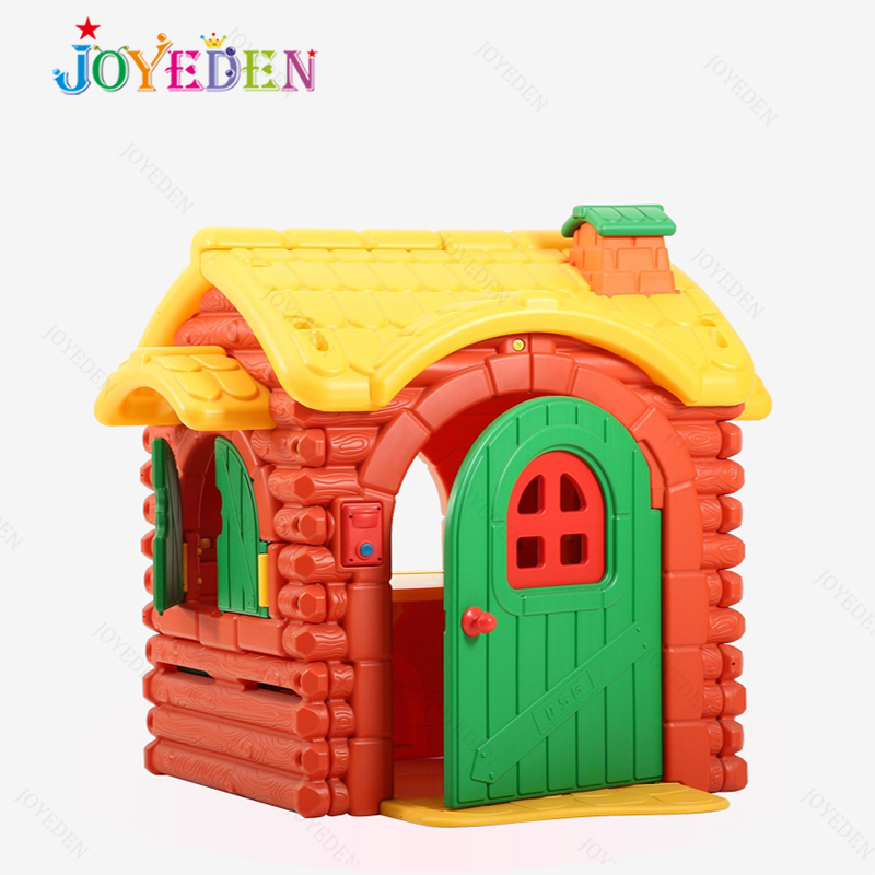 Indoor Kids Games Plastic Playhouse Garden Backyard Friendly Cartoon for Kids Carton Box 1 Set Indoor Plastic Play House Joyeden