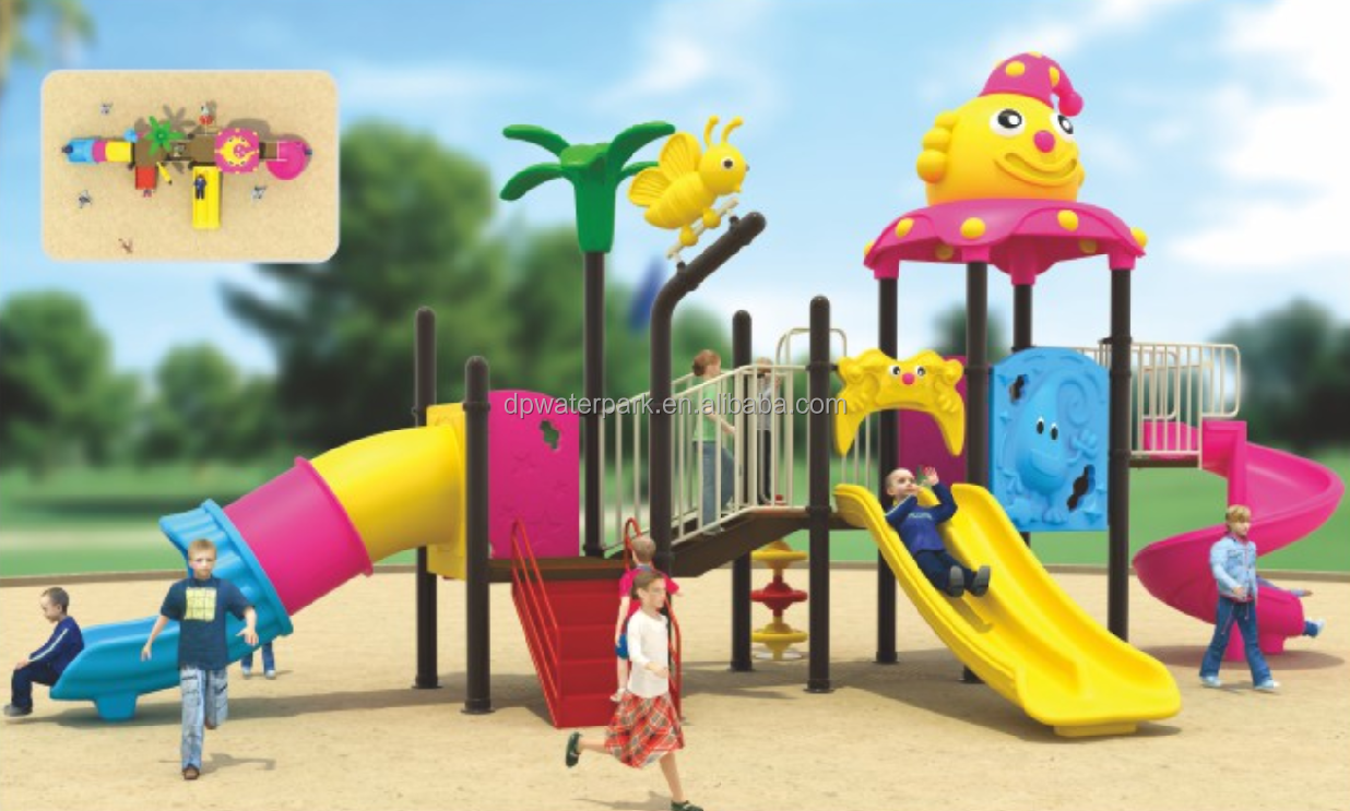 Children Outdoor Play Combo Backyard Play Equipment Set