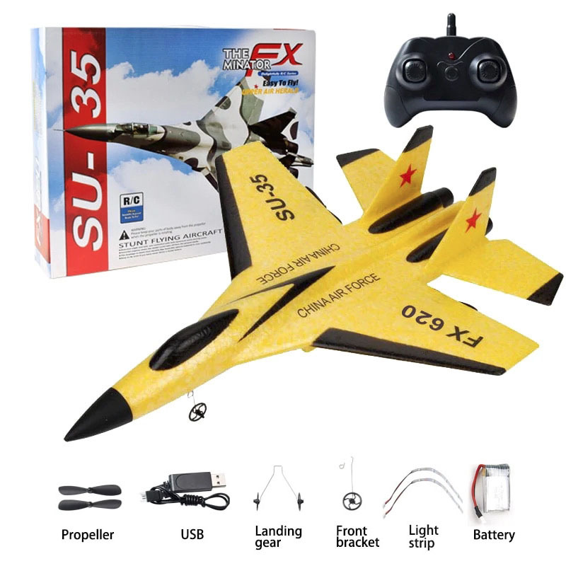 Cross-border Hot Sale Flying Bear Su 35 Outdoor Sports Remote Control Glider Electric Outdoor Foam Toy Plane