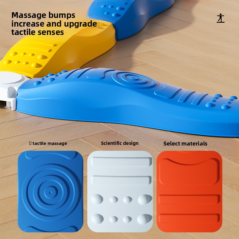 Children's Sensory Integration Training Balance Beam Physical Exercise Toy Indoor Home Toddler Fitness Equipment Plastic Bridge