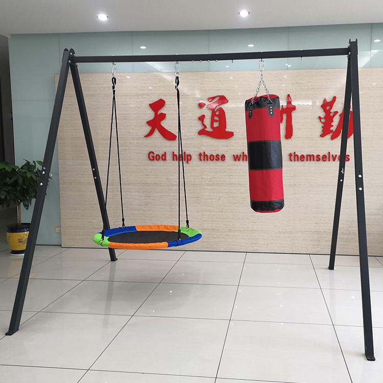 Factory Price Backyard Metal Swing Frame Hammock Frame Multi-function Gym Stand for Kids