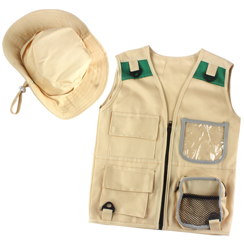 Explorer Kit Premium Camping Toys and Outdoor Adventure Kits with Backyard Safari Vest &amp; Hat for Boys and Girls