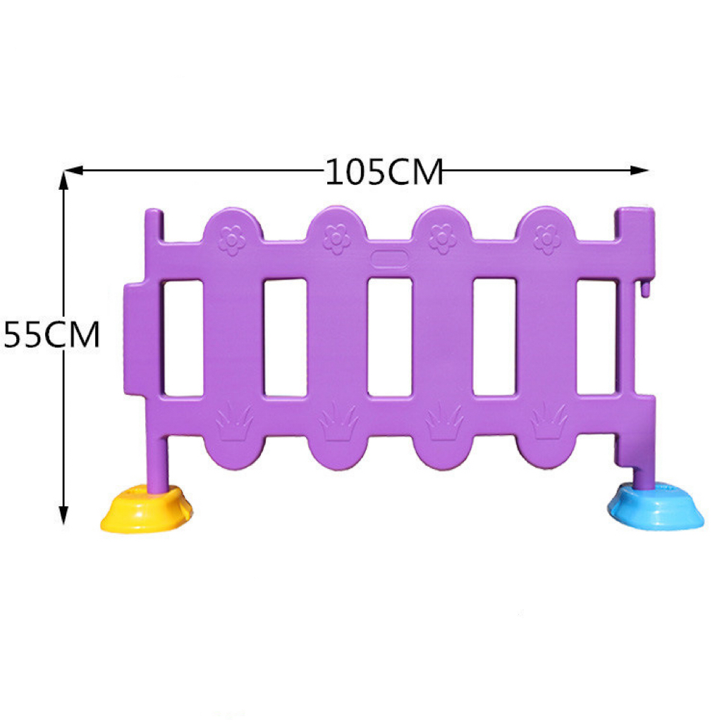 White Plastic PE Play Yard Fence Soft Playpen for Backyard Play or School Playgrounds