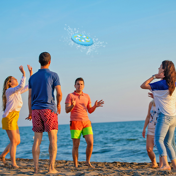 Soft Mesh Splash Water Ball Splash Flying Disc Quick Dry Squeeze Water Bomb Ball for Summer Swimming Pool Games Kids Outdoor Fun