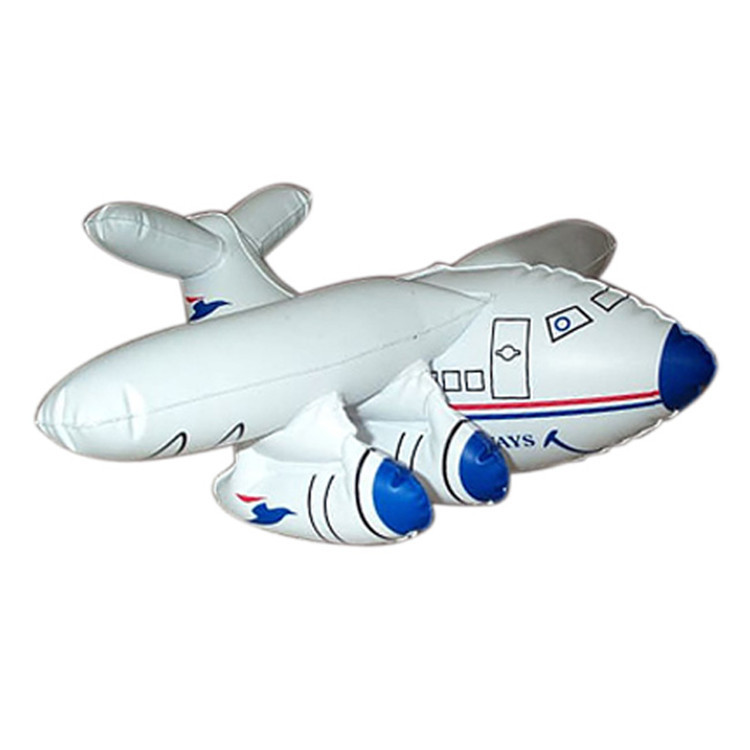 2025 Premium Quality Popular Kids Inflatable Toy Airplane Cartoon Style PVC Inflatable Plane Model for Children Customized Color