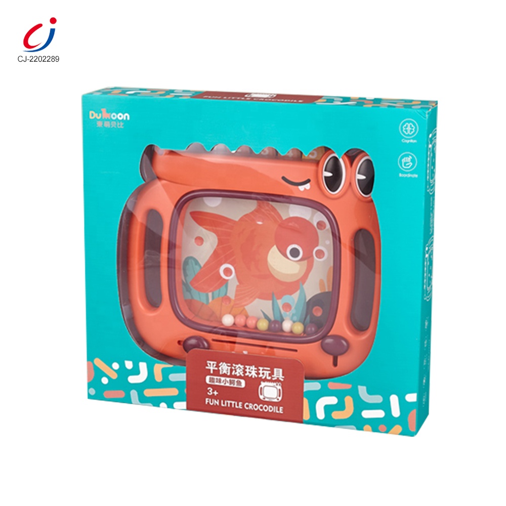 New Arrived Easy Play 10 Double Sided Card Balance Board Game Ball Palmtop Exercise Ball Balance Game Toy for Kids