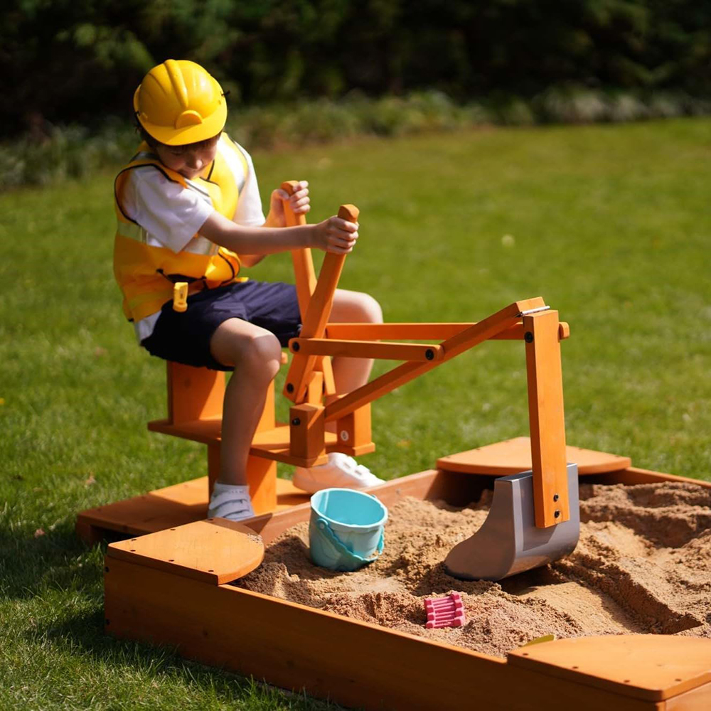 Babaclever Hot Sale Manual Excavator Ride-on Digger Kids Sandbox Beach Sand Playing Toys Playgrounds