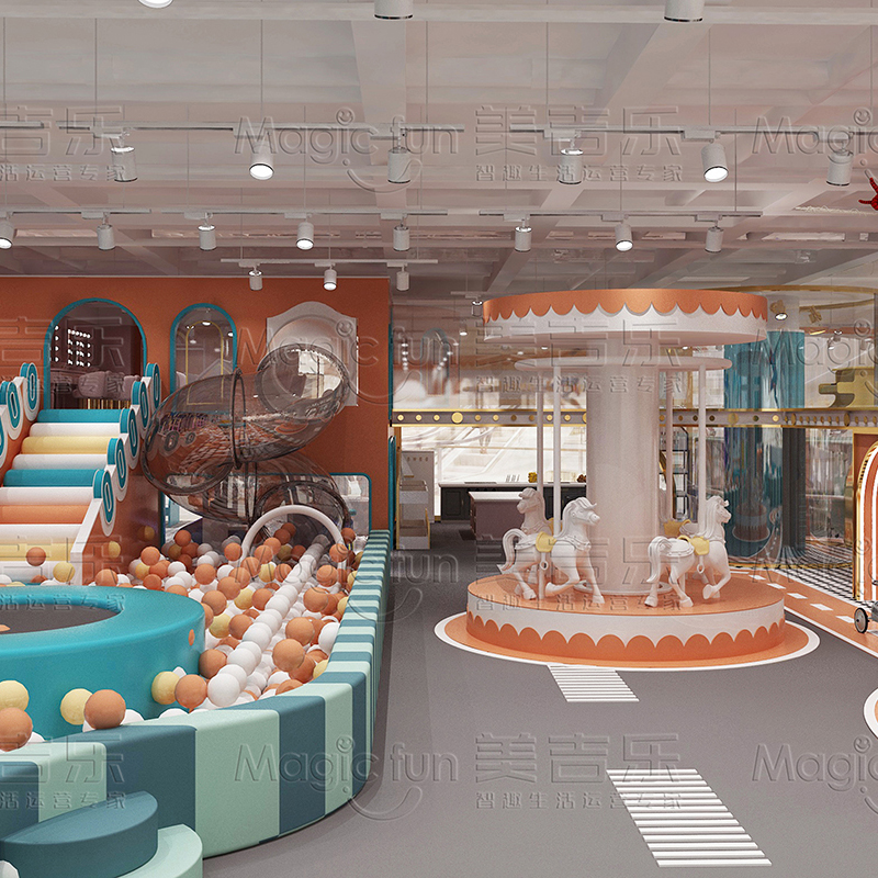 Customized Jungle Animal Theme Indoor Soft Play Set Naughty Castle EVA Insole Steel Foam Wooden Children's Playground Garden
