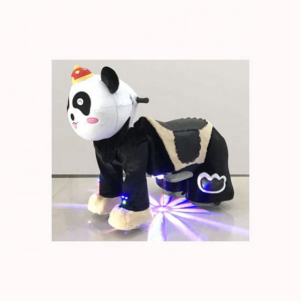 Kids Game Mechanical Zippy Ride on Animal Battery Operated Toy Cars Kids Plush for Plaza