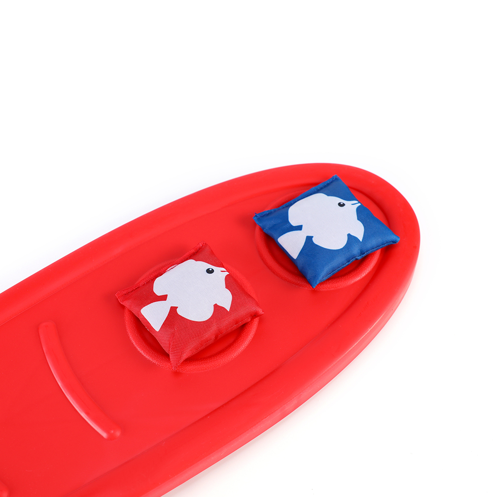 Backyard Camping Activity Game Hand-eye Coordination Lever Principle Portable Outdoor Balance Game Bean Bags Jump Board Toys