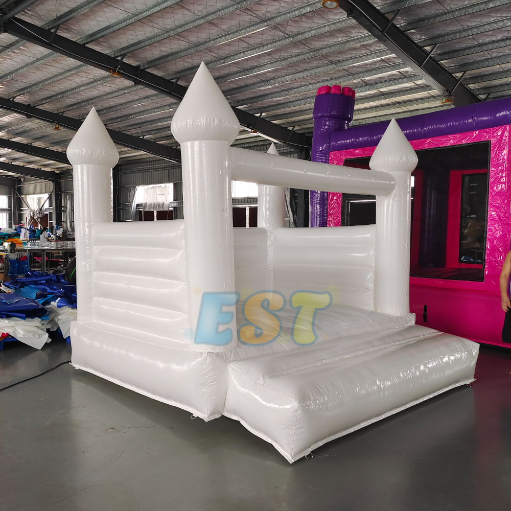Commercial Inflatable White Bounce House Kids Inflatable Party Jumping Castle Outdoor Inflatable Wedding Bouncer for Event