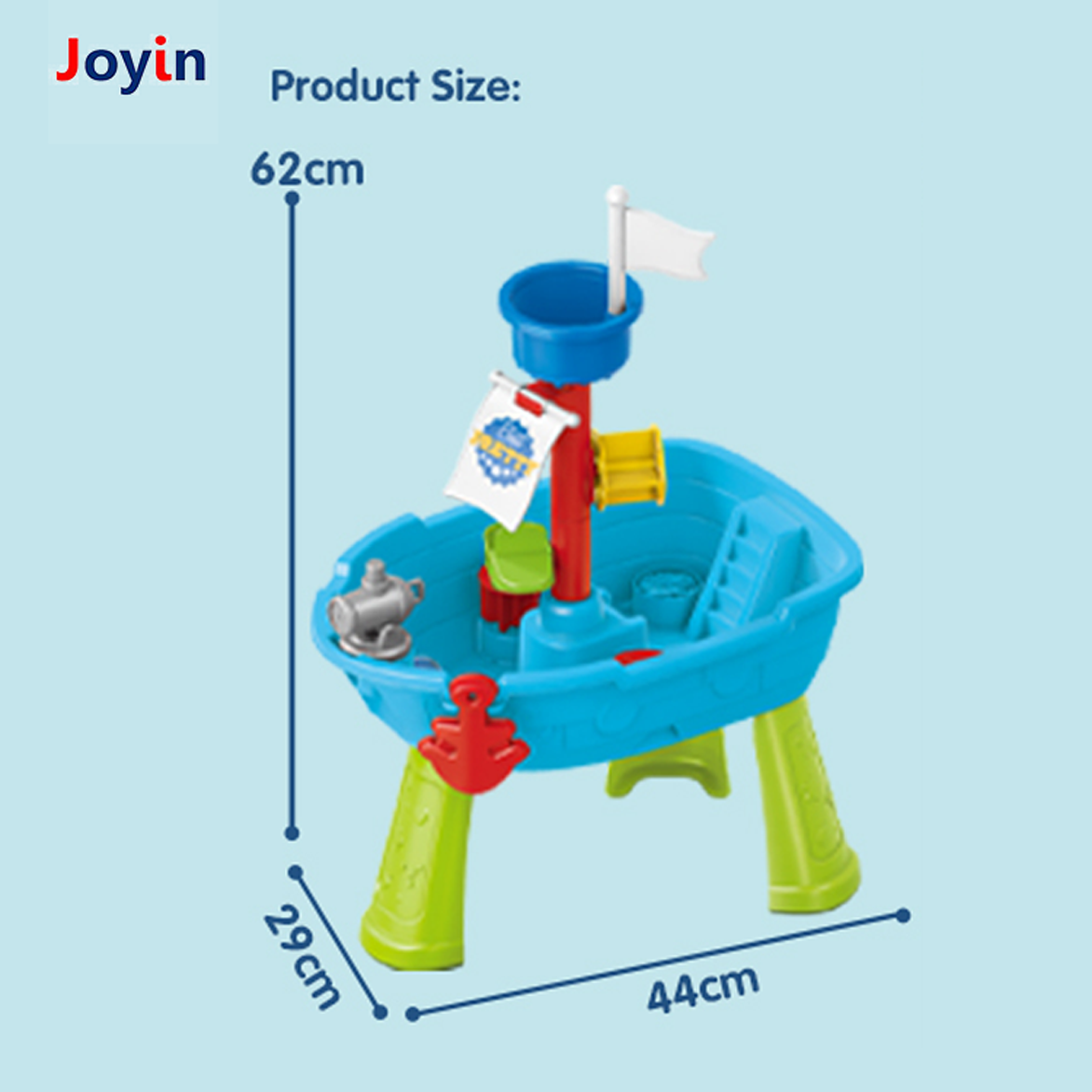 Pirate Ship Large Outdoor Sand Toy for Children Imaginative Water Adventure Backyard Summer Play