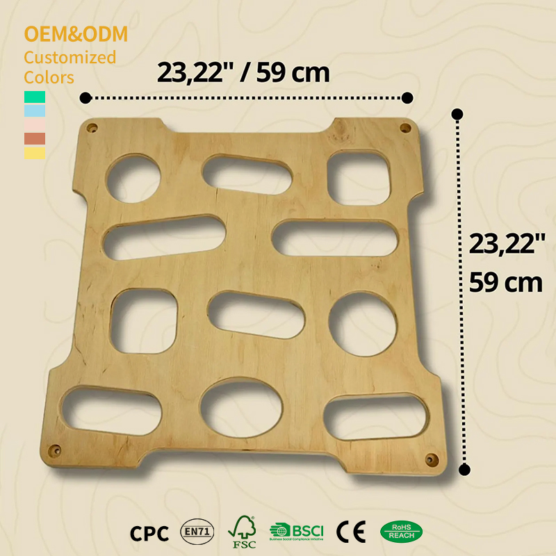 CPC Wooden Indoor Climbing Frame Wall Ladder For Ages 2 To 10 Kids Montessori Toddler Climber Panel Active Play Gym
