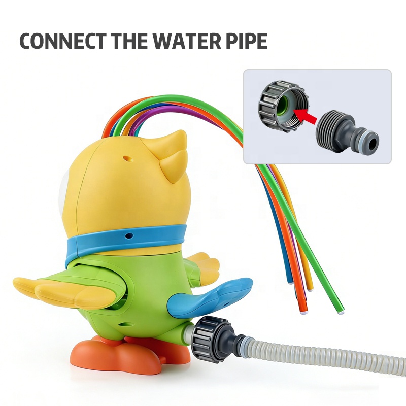 Samtoycn Kids Water Sprinkler Toy Outdoor Play Summer Outside Backyard Lawn Games Garden Hose Splashing Fun Spray Water Activity