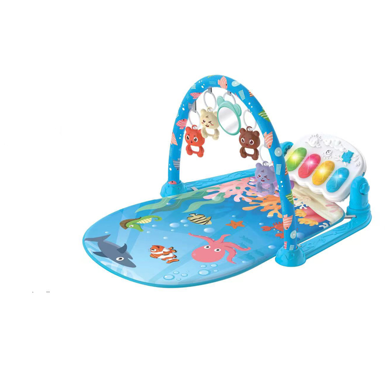 Music Activity Baby Crawling Play Piano Gym Toys Mat Gym Padded Soft Baby Fitness Blanket Kick Piano Keyboard Play Mat Toy