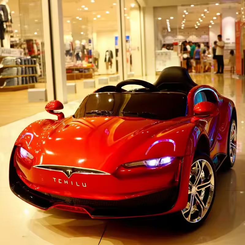Factory Wholesale Children's Electric Toy Car With Remote Control 390 Motor LED Lights Electric Ride on Car for Kids to Drive