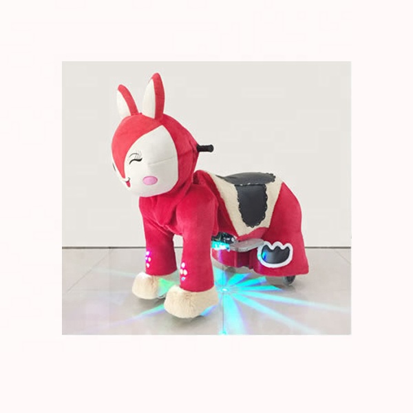Kids Game Mechanical Zippy Ride on Animal Battery Operated Toy Cars Kids Plush for Plaza