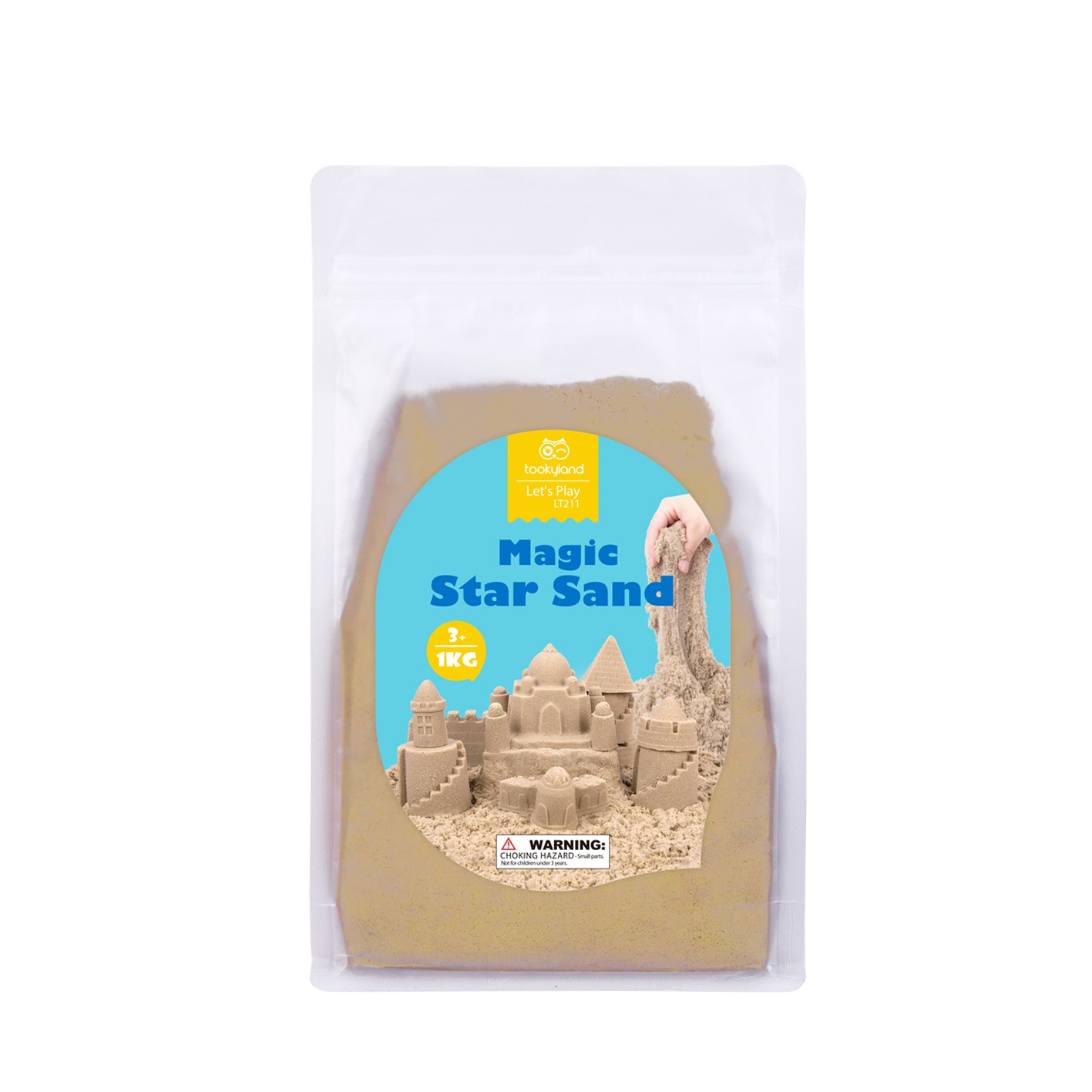 Creative Star Magic Sand for Kids Beach Sand 1KG DIY Arts &amp; Crafts Outdoor Sand Play Set Sensory Toy