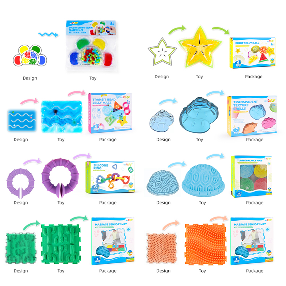Balance Pods Sensory Equipment Exploration Play Toys Motor Skills Soft Balance Stepping Stones for Kids