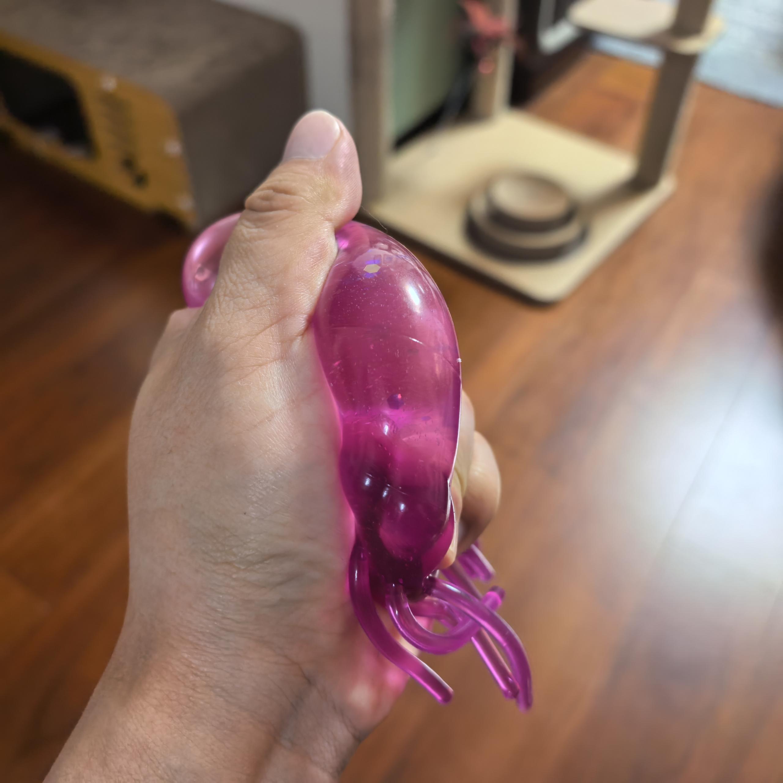 Jellyfish Squish Beach Water Play Octopus Tpr Toy Outdoor Squeeze Toy Simulated Octopus Stress Balls Relief Fidget Toy for Kids